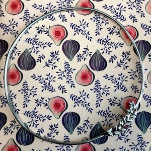 Lisa Bridge Ben Bridge Choker Necklace silver rhodolite garnet Hawaii inspired